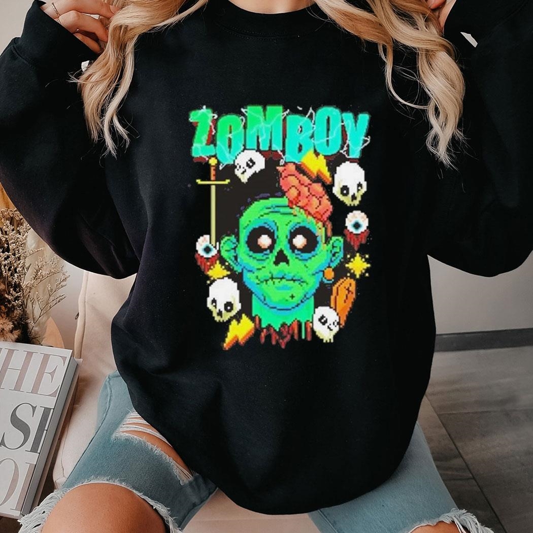 Zomboy Pixel Boy Ls Shirt