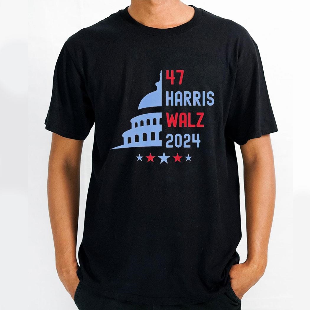 47 Harris Walz 2024 White House Shirt
