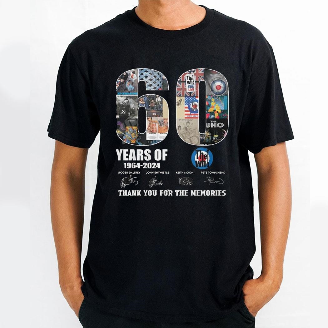 60 Years Of 1964 2024 Thank You For The Memories Shirt