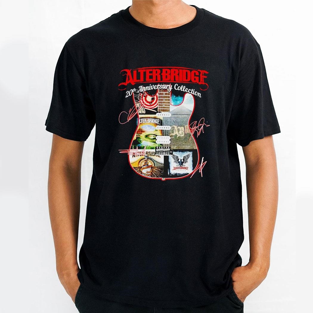 Alter Bridge 20th Anniversary Collection Signatures Shirt