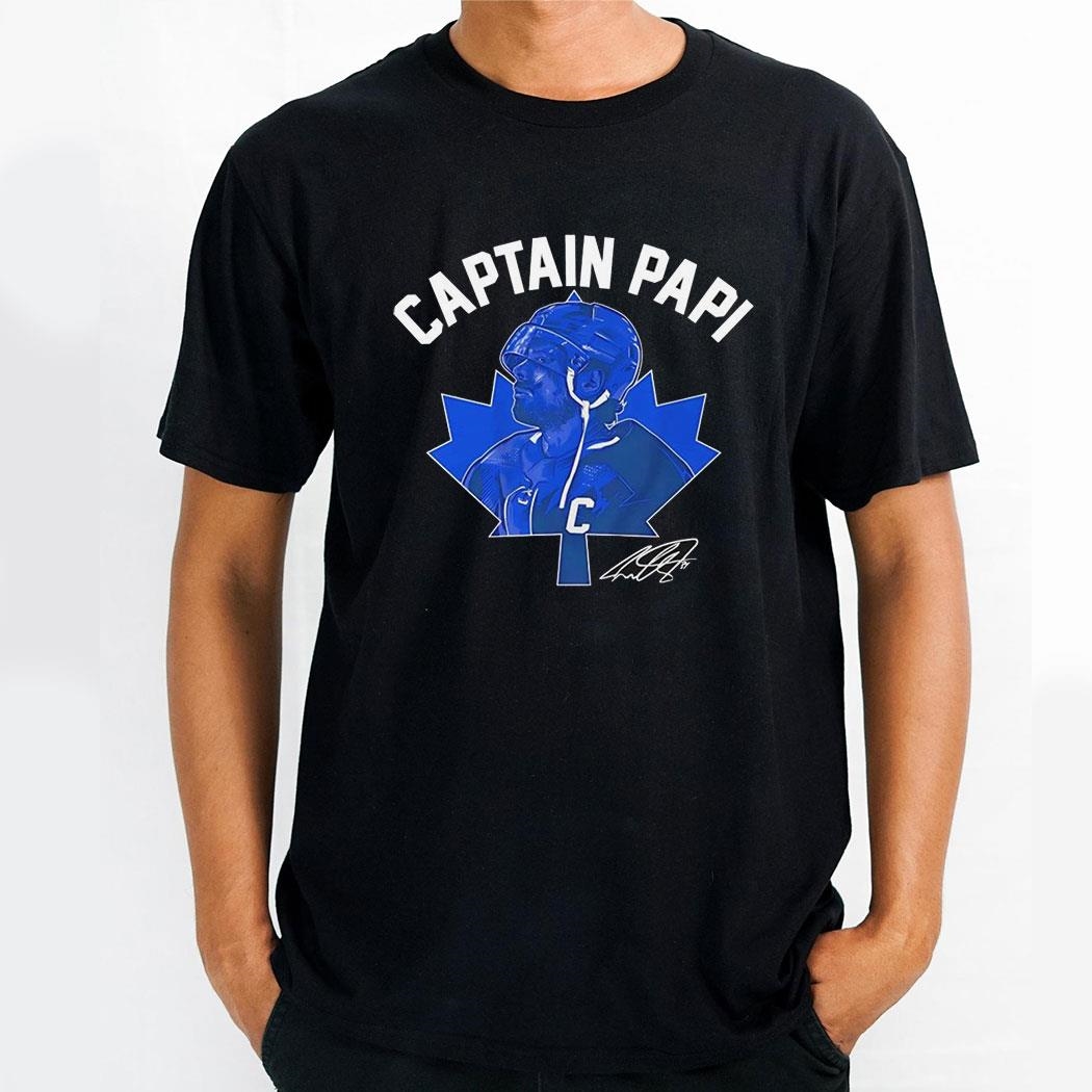 Auston Matthews Toronto Maple Leafs Captain Papi Signature Shirt