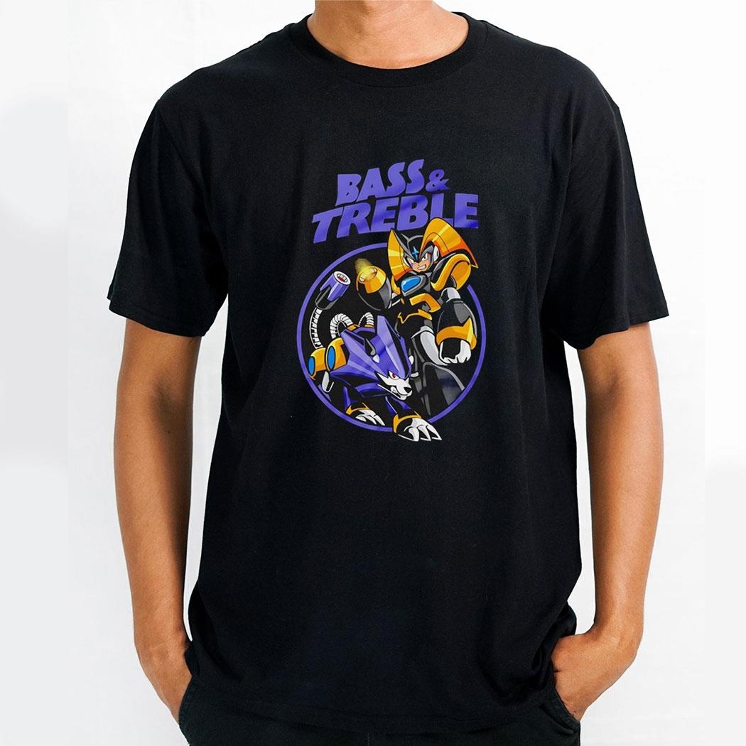 Bass And Treble From Mega Man X Black Sabbath Game Shirt