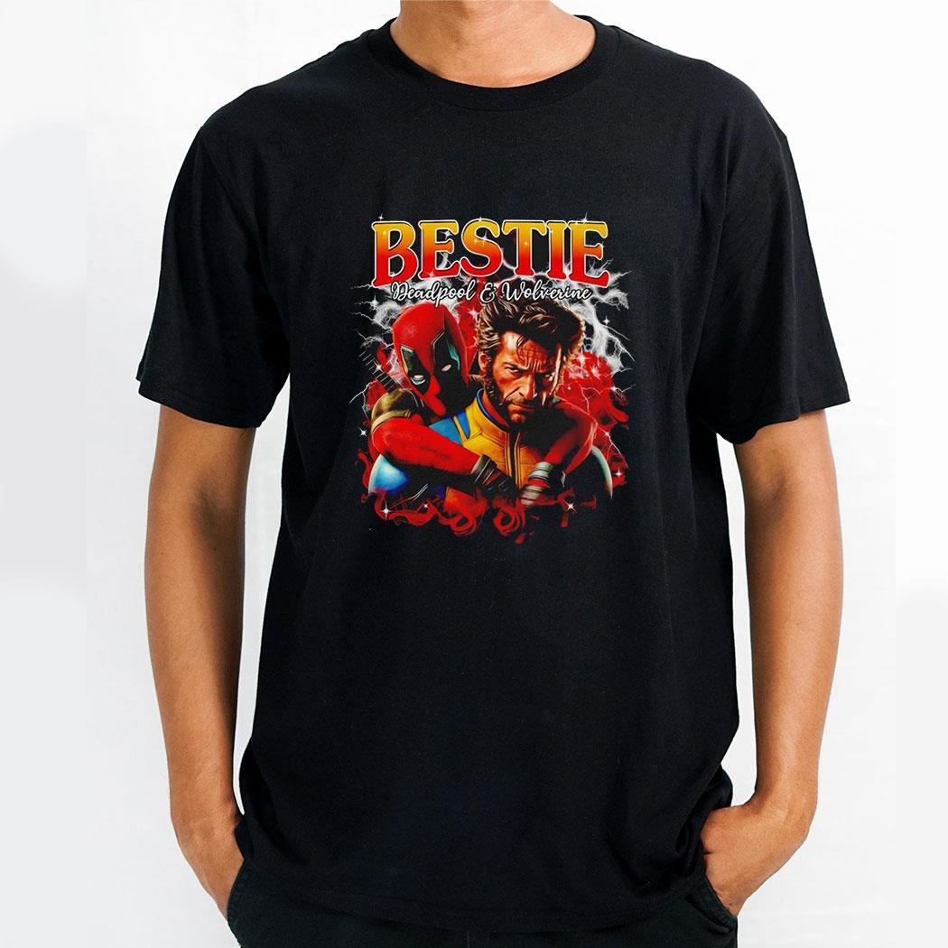 Beestie Marvel Deadpool And Woliverine Shirt