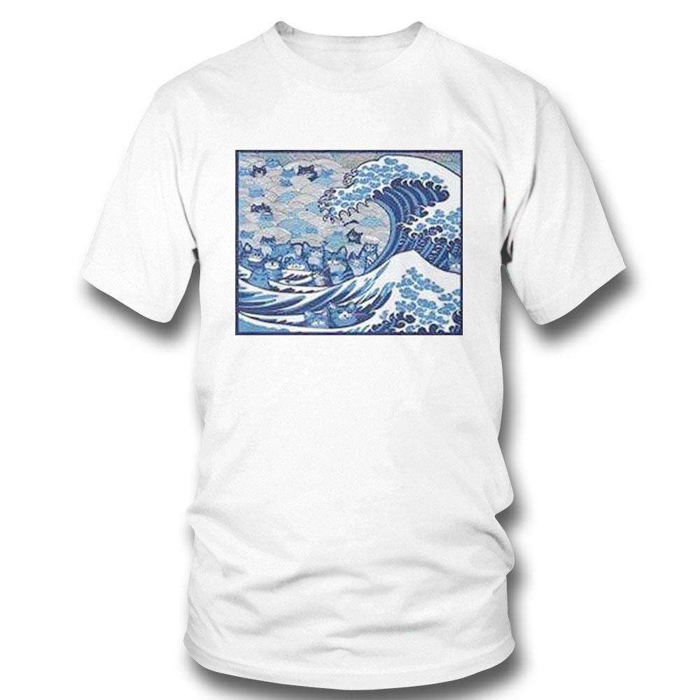 Blue Wave Cat For Kamala Shirt