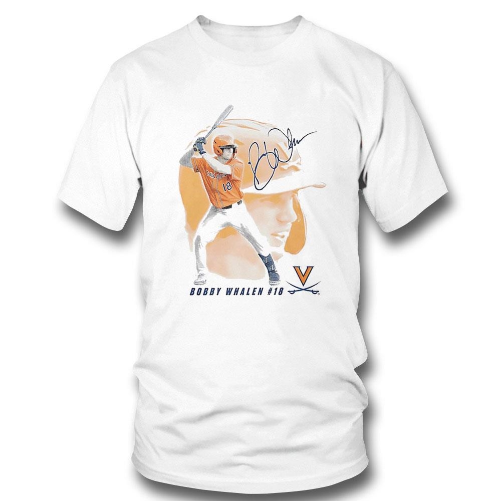 Bobby Whalen Virginia Cavaliers Big Head Signature Shirt