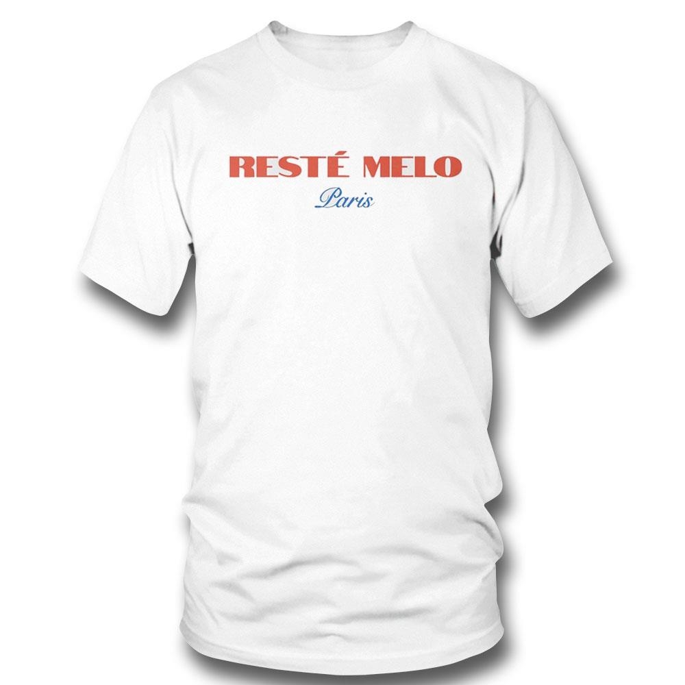 Carmelo Anthony Wear Reste Melo Paris Shirt