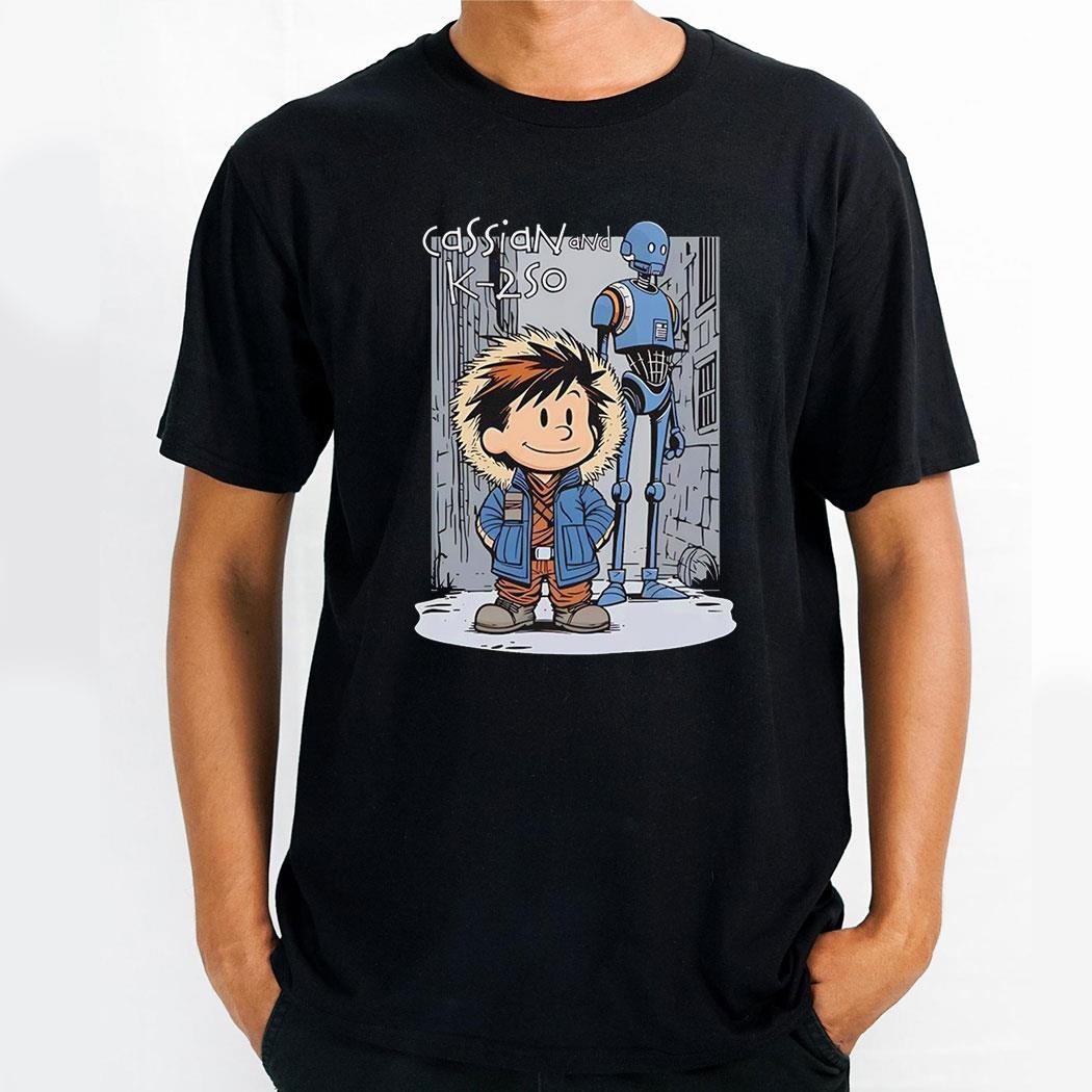 Cassian And K 2so Style Of Calvin And Hobbes Shirt