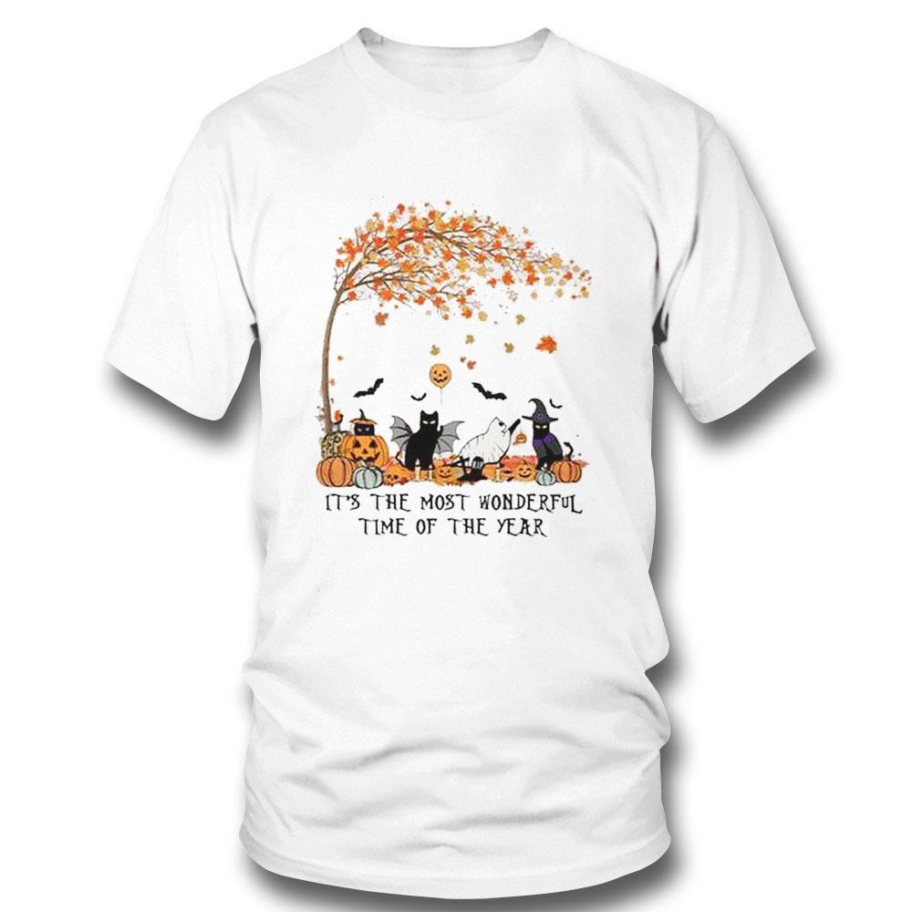Cats Autumn Its The Most Wonderful Time Of The Year Shirt