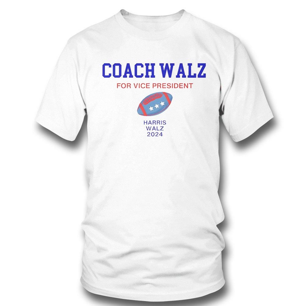 Coach Walz Football For Vice President Harris Walz 2024 Shirt