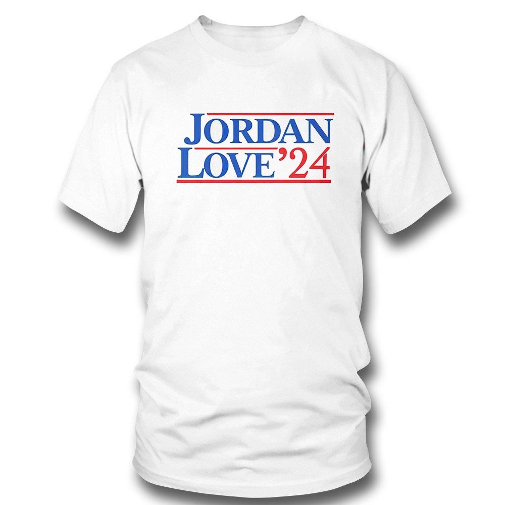 Danielle Wearing Jordan Love 24 Shirt Hoodie