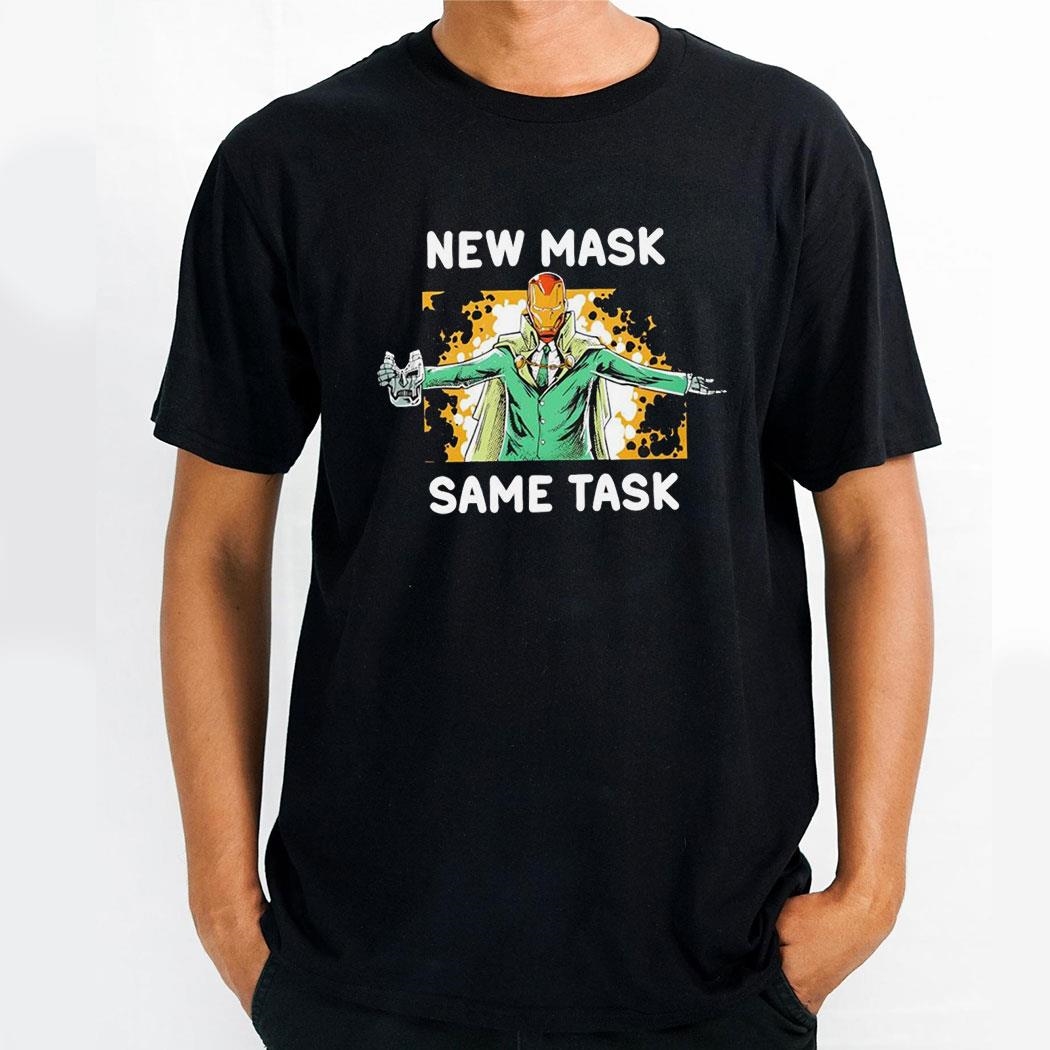 Doctor Doom And Iron Man New Mask Same Task Shirt