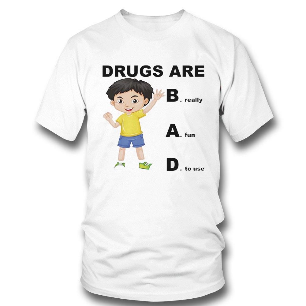 Drugs Are Bad Really Fun To Use Kid Boy Shirt