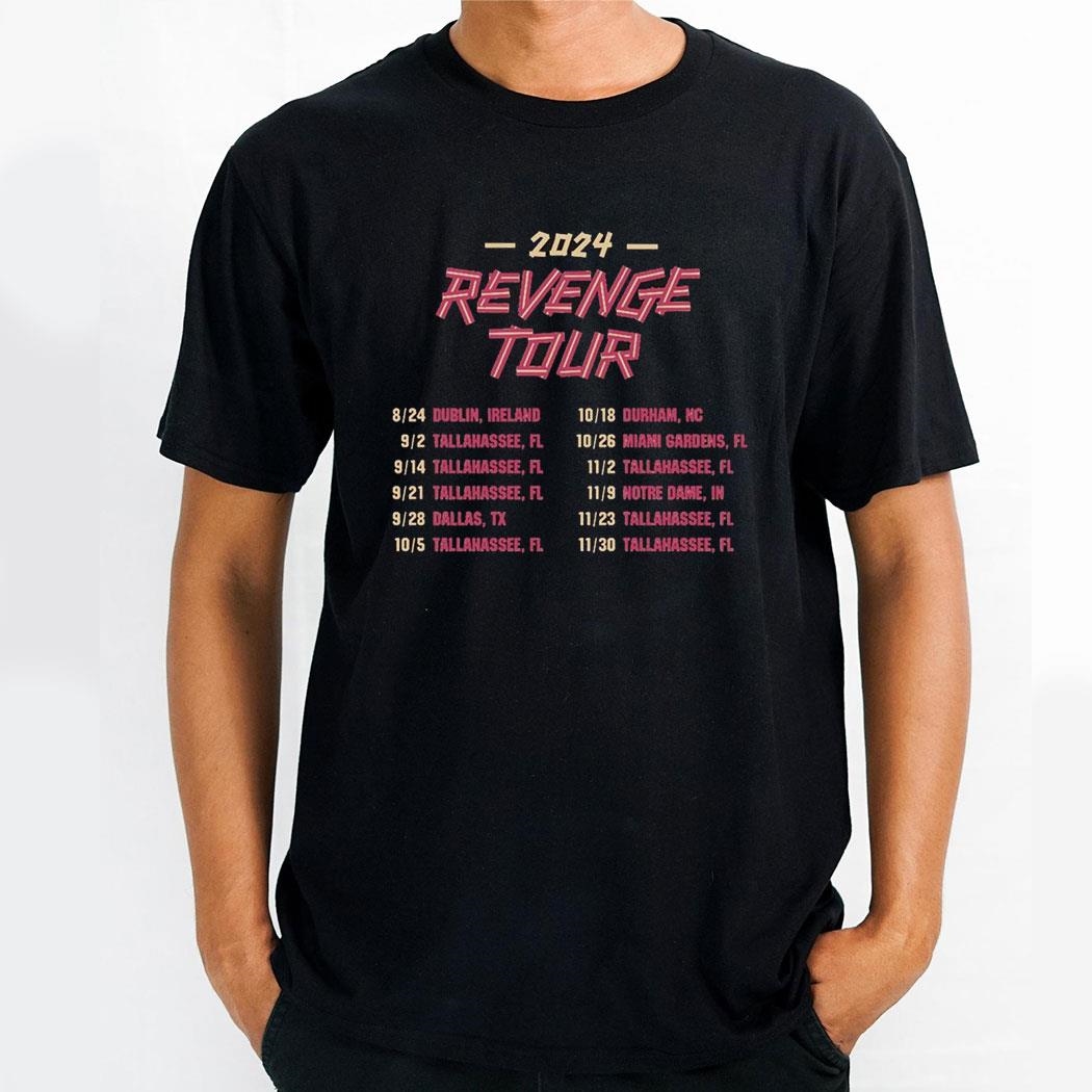 Florida State Seminoles 2024 Revenge Tour Tour Match Shirt