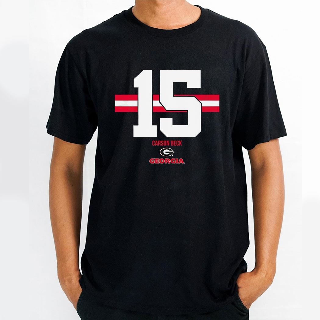 Georgia Bulldogs Football Carson Beck 15 Shirt
