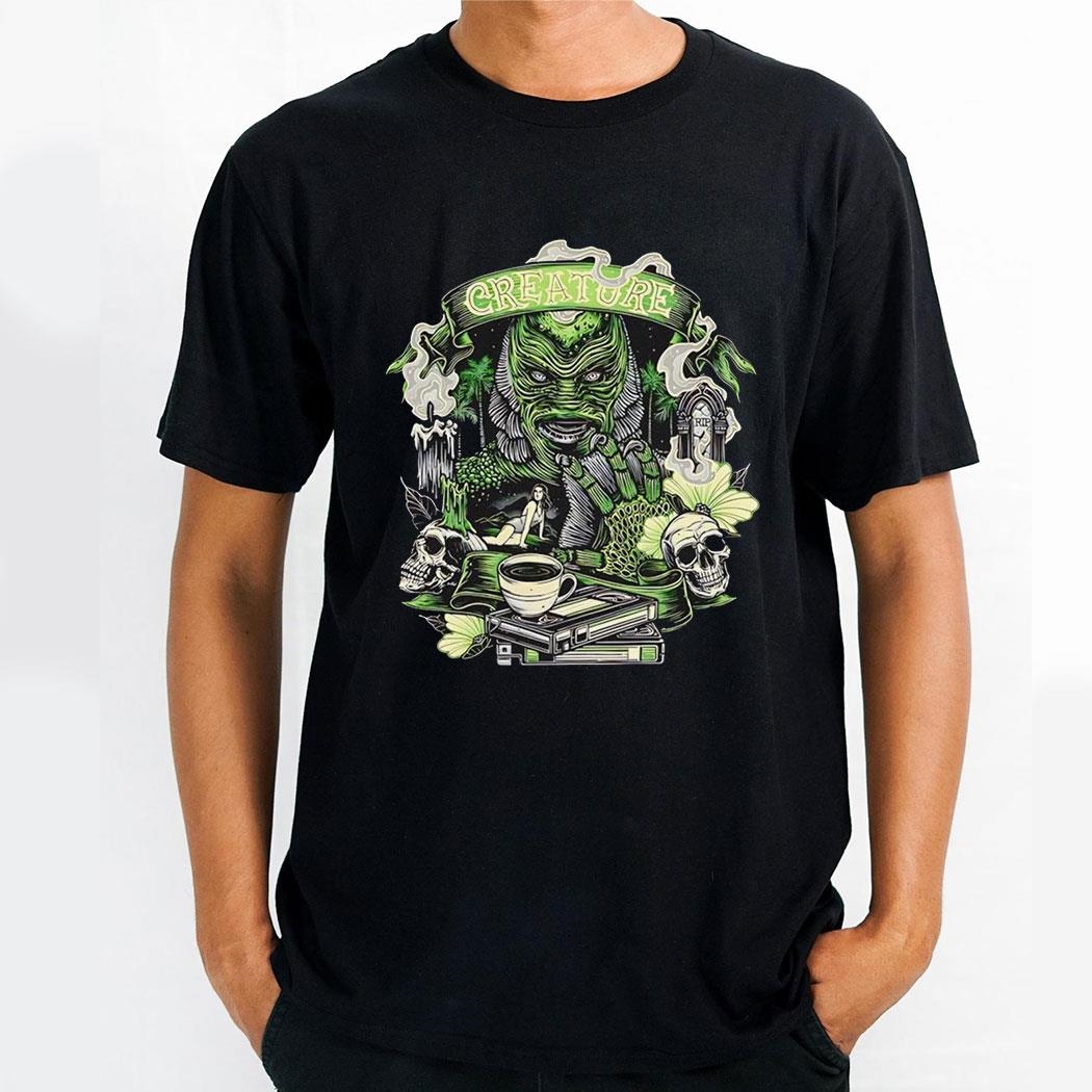 Gill Man Creature From The Black Lagoon Creature Of The Deep Shirt