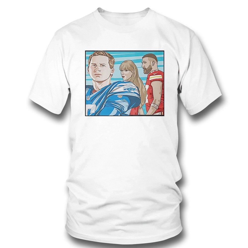 Goff Better Than Taylor Jared Goff Travis Kelce Detroit Lions Shirt
