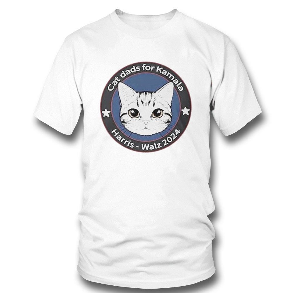 Harris Walz 2024 Cat Dads For Kamala Shirt