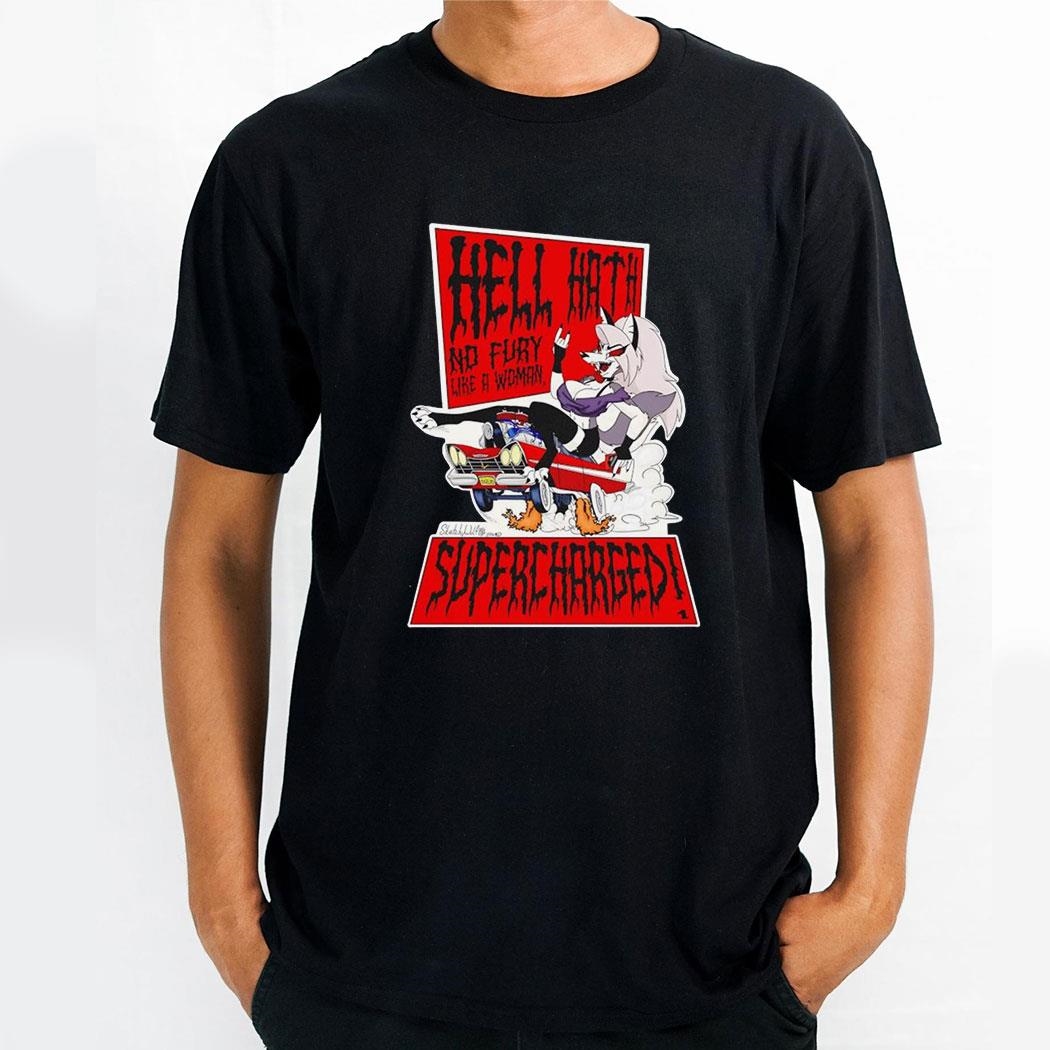 Hazbin Hotel Hell Hath No Fury Like A Woman Supercharged Shirt