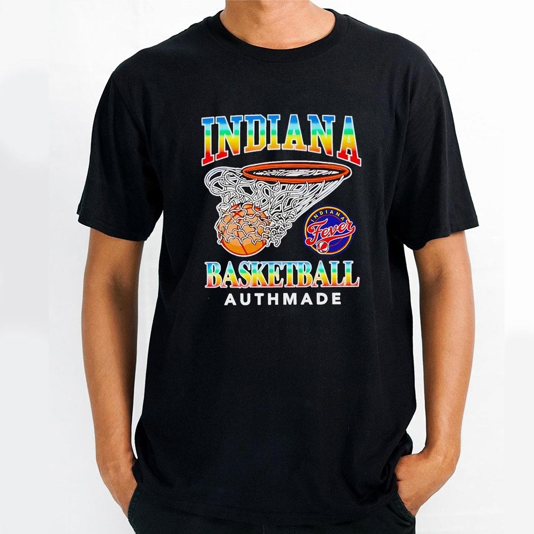 Indiana Fever Basketball Wnba Authmade Shirt