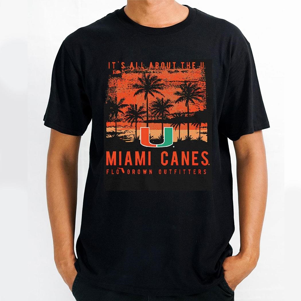 Its All About The Miami Hurricanes Best Coast Sunset Shirt