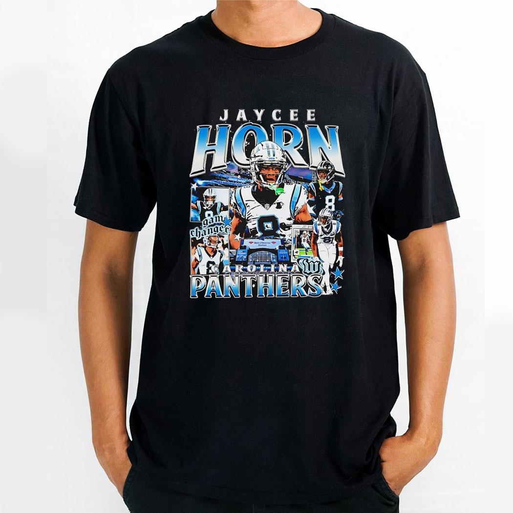 Jaycee Horn Carolina Panthers Signature 2024 Shirt