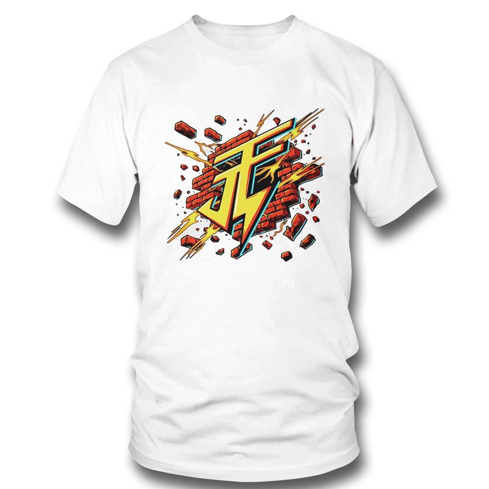 Justin Flash Brick Wall Flash Logo Shirt