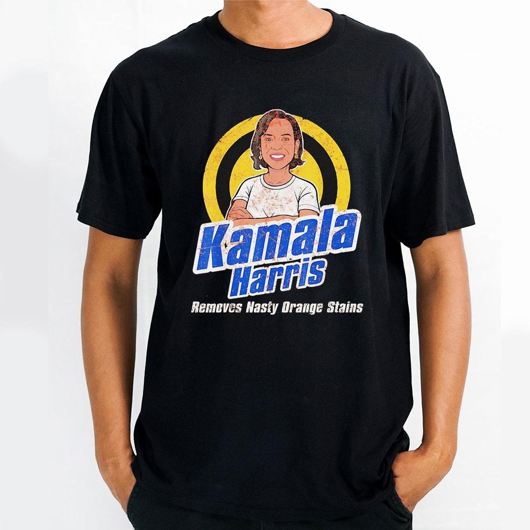 Kamala Harris 2024 Removes Nasty Orange Stains Shirt