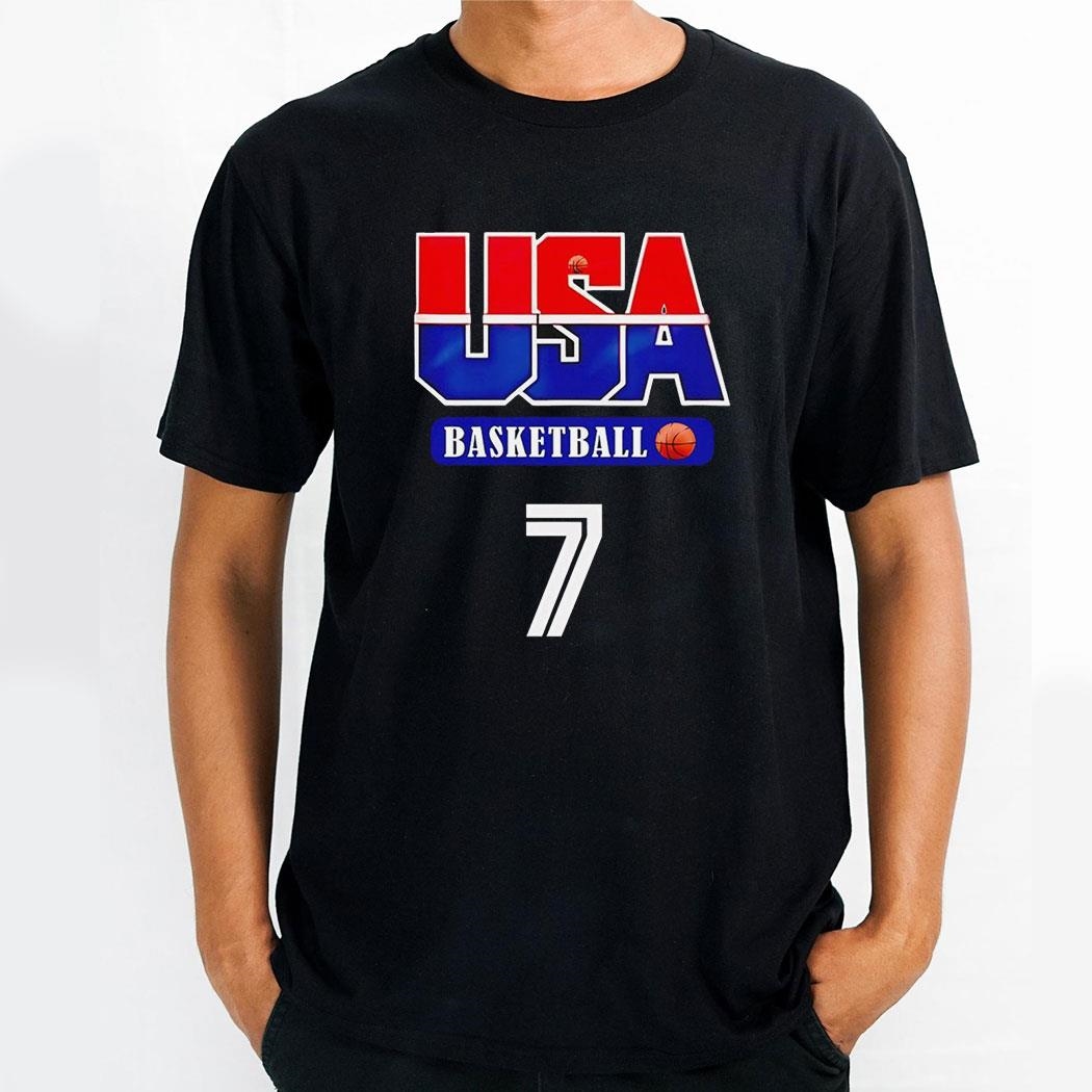 Kevin Durant 7 Usa Basketball Shirt