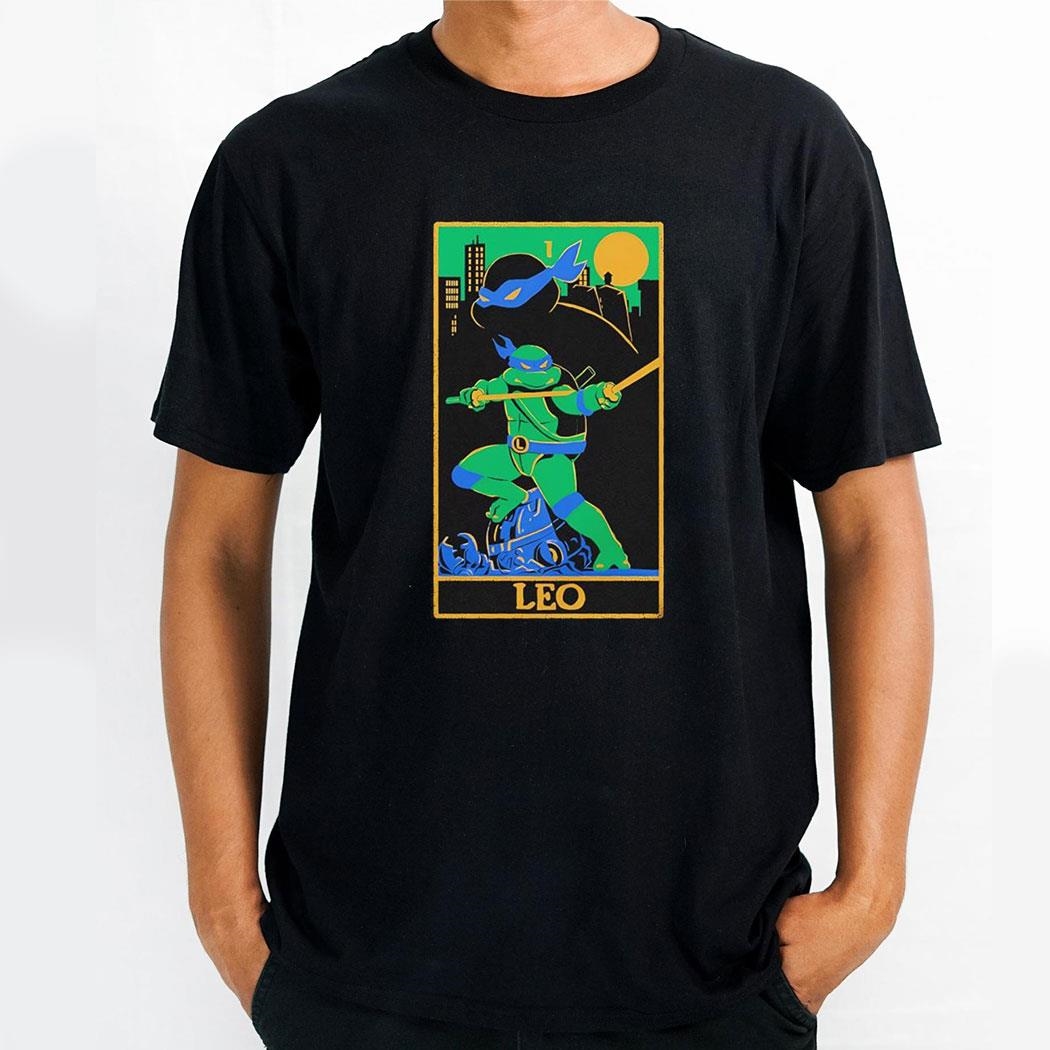 Leonardo From Teenage Mutant Ninja Turtles Leo Tarot Shirt