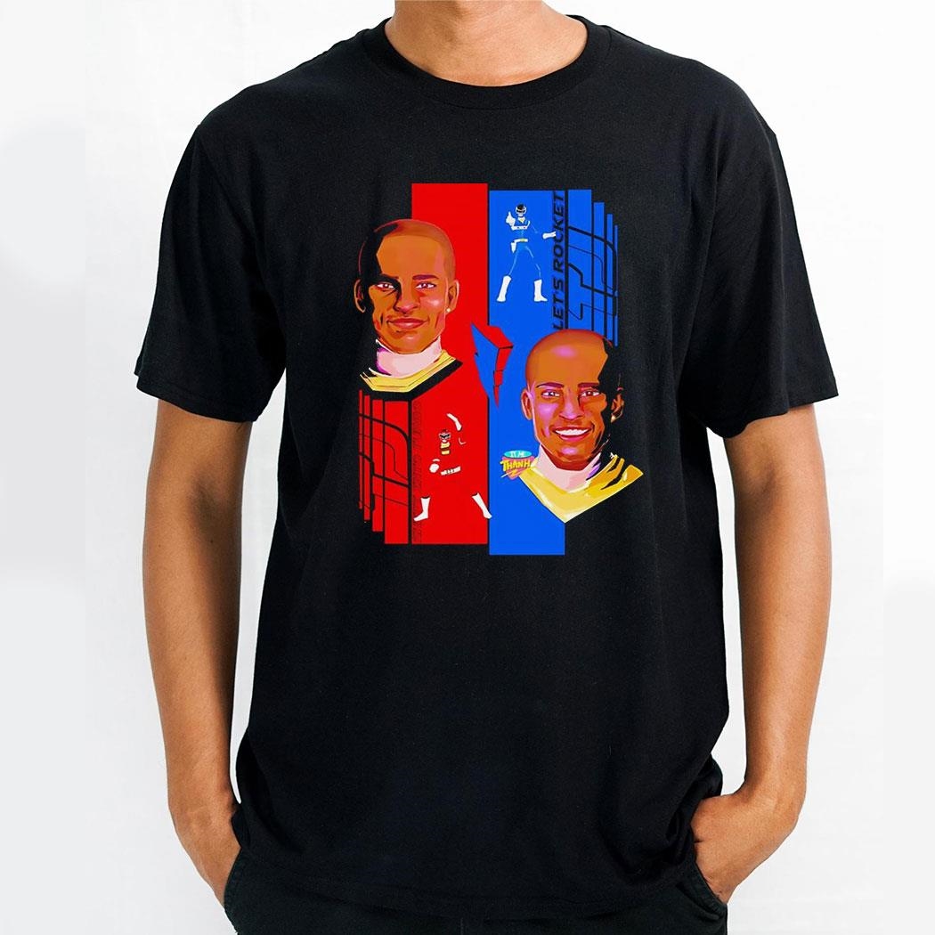 Lets Rocket Power Rangers Graphic Shirt Lets Rocket Power Rangers Graphic Shirt
