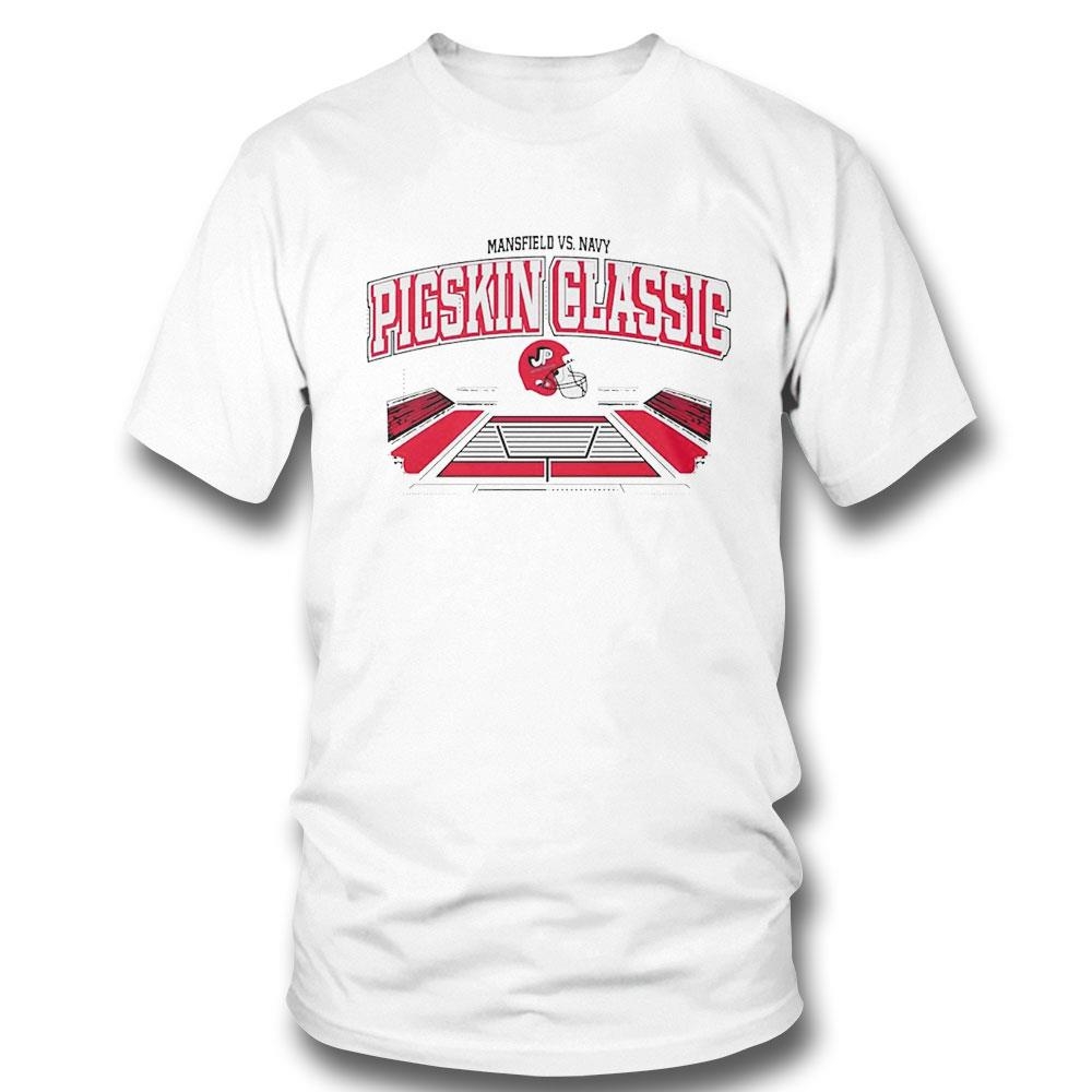Mansfield Vs Navy Pigskin Classic Helmet Stadium Shirt