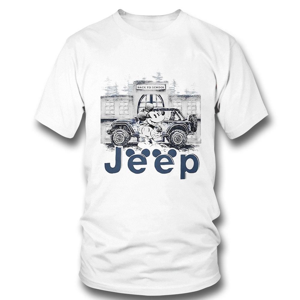 Mickey Mouse With Jeep Back To School 2024 Shirt