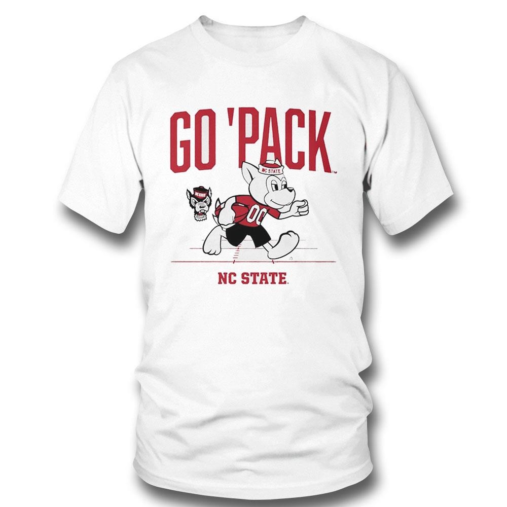 Nc State Wolfpack Go Pack Mascot 2024 Shirt