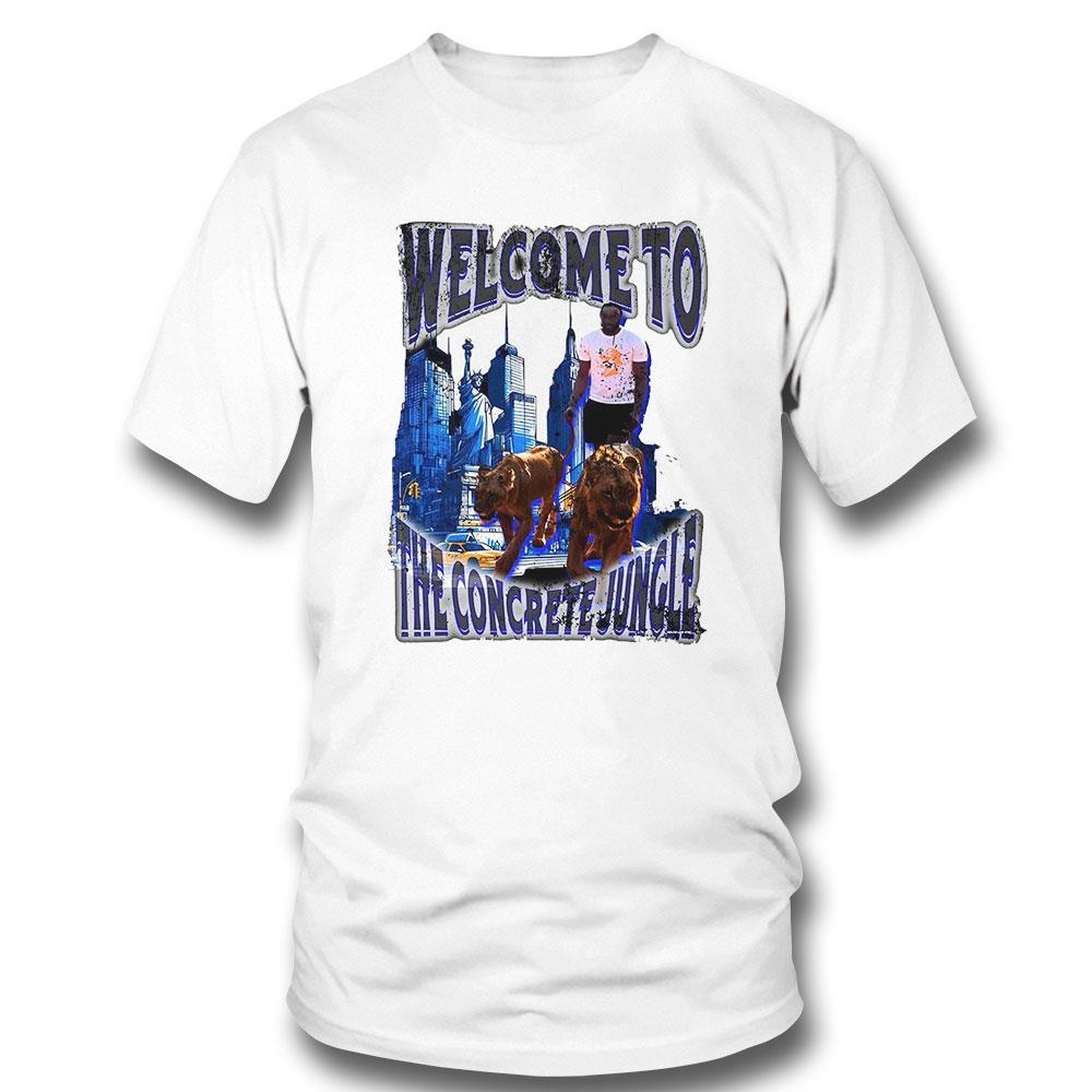 New York Knicks Precious Achiuwa Walking The Lions Welcome To The Concrete Jungle Shirt