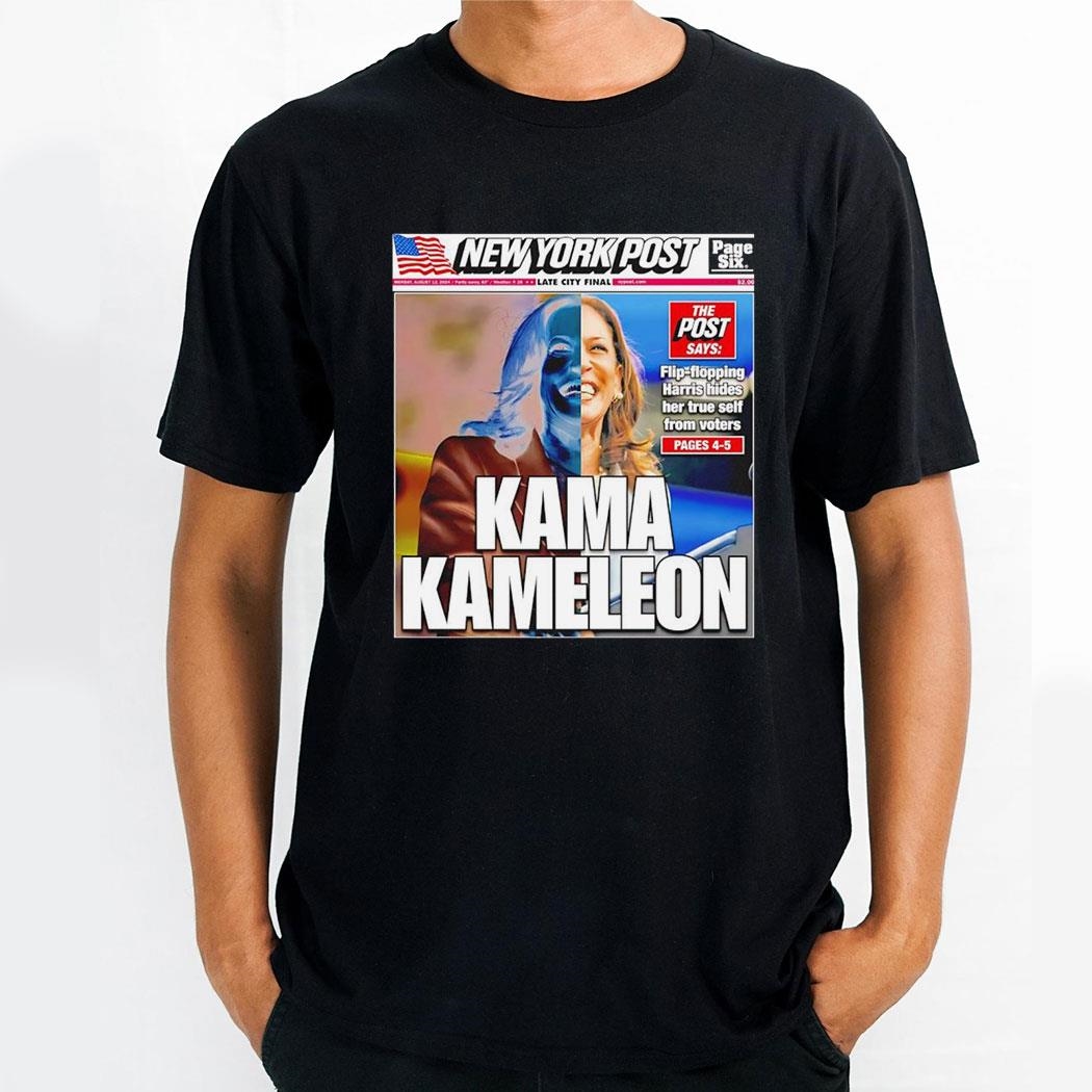 New York Post Kamala Harris Kama Kameleon Shirt