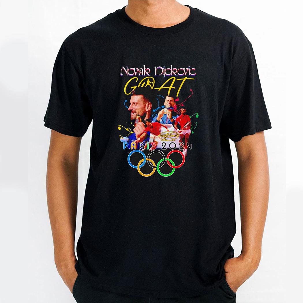 Novak Djokovic Goat Olympic Paris 2024 Shirt