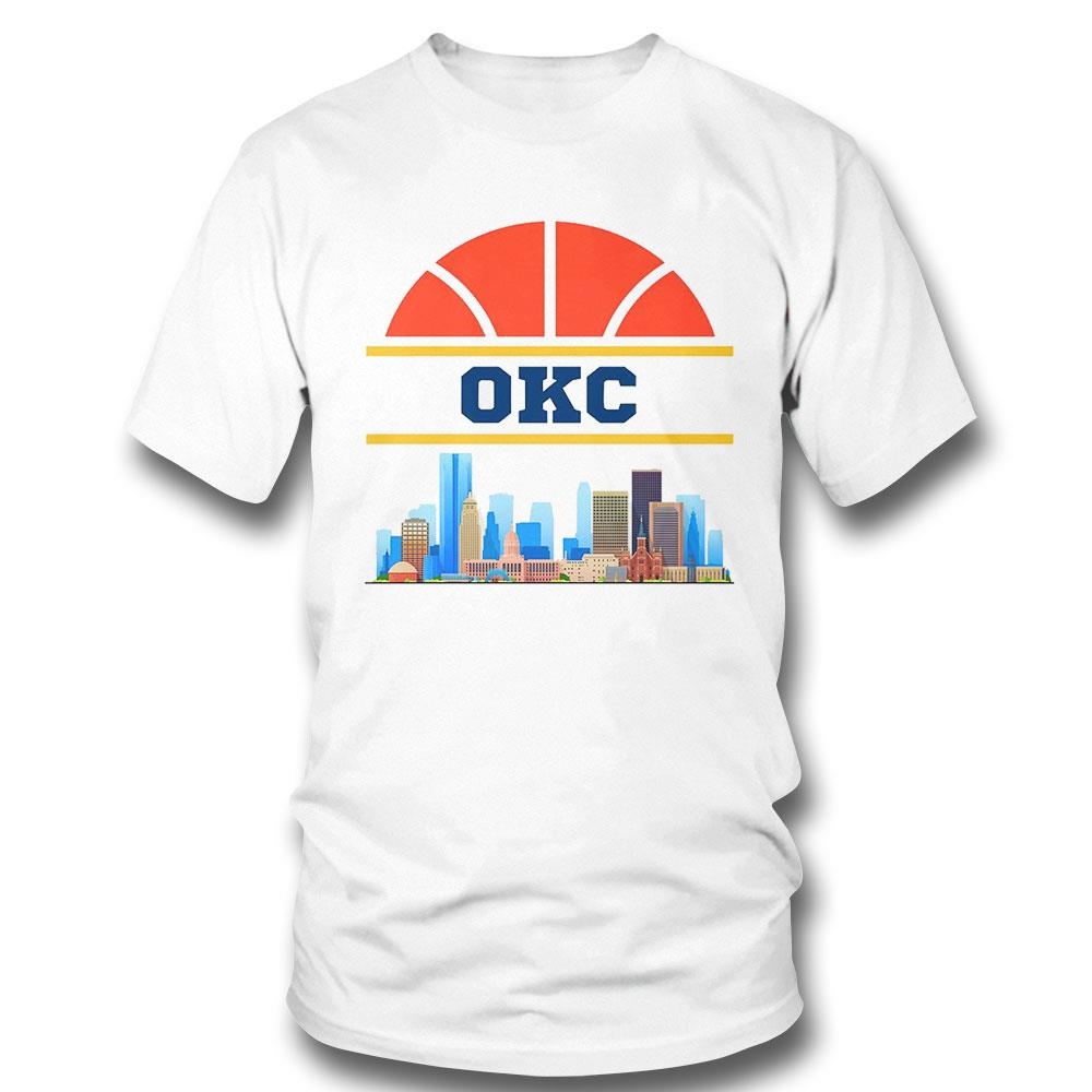 Oklahoma City Thunder Basketball Okc Skyline City Shirt