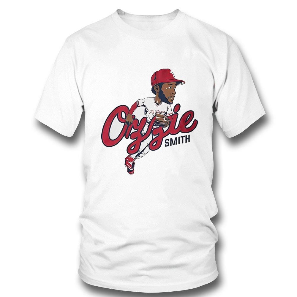 Ozzie Smith St Louis Cardinals Caricature Legend Shirt