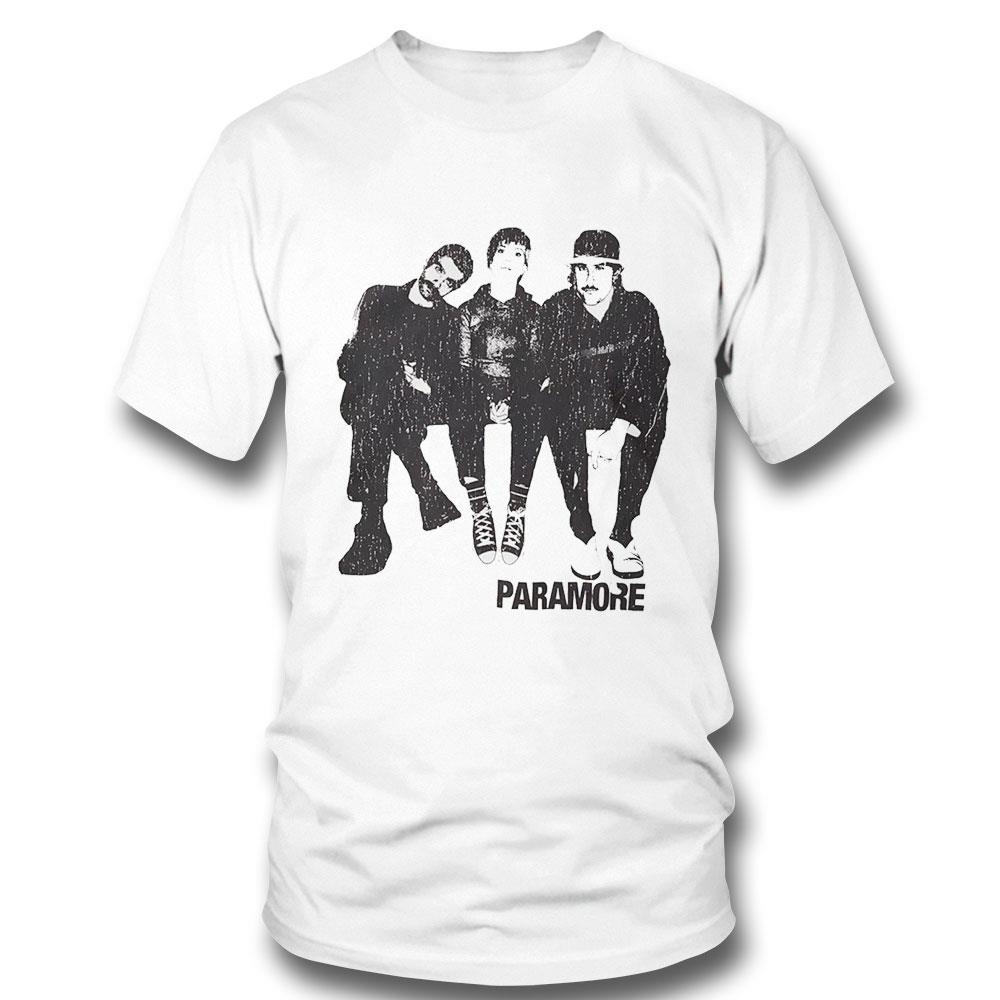 Paramore Group Photo Boyfriend Fit Girls Shirt