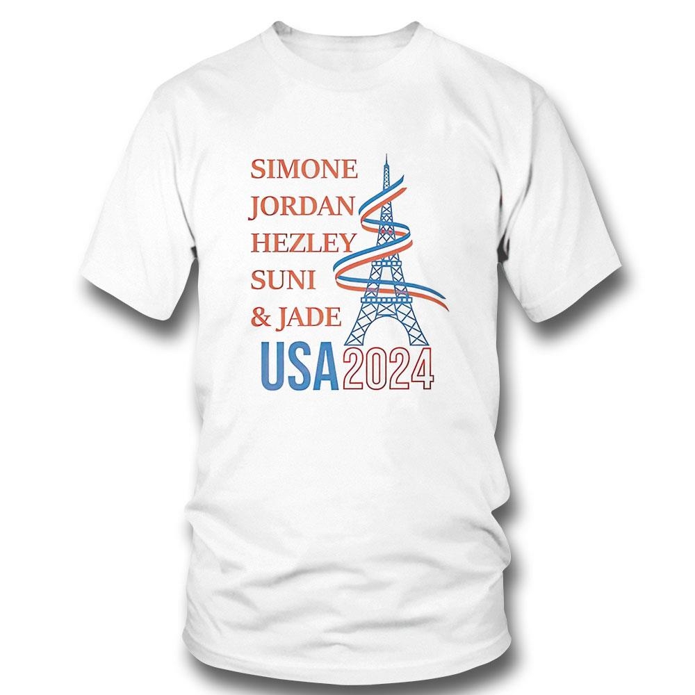 Paris Olympic Simone Jordan Hezley Suni Jade Usa 2024 Shirt