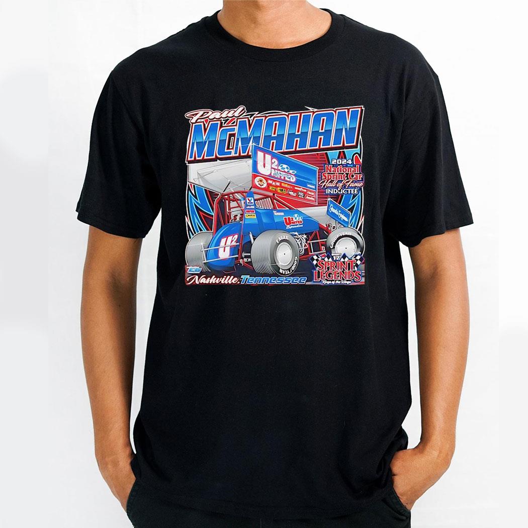 Paul Mcmahan National Sprint Car Hall Of Fame Shirt