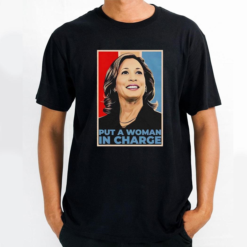 Put A Woman In Charge Kamala Harris 2024 Vintage Shirt