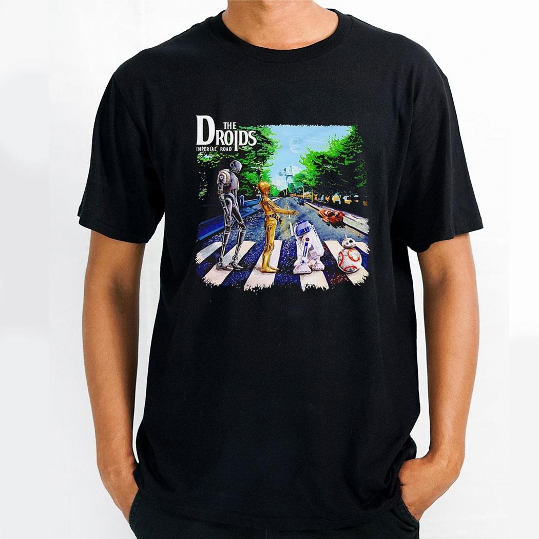 R2d2 C3po Bb8 The Driods Imperial Road Abbey Road Shirt