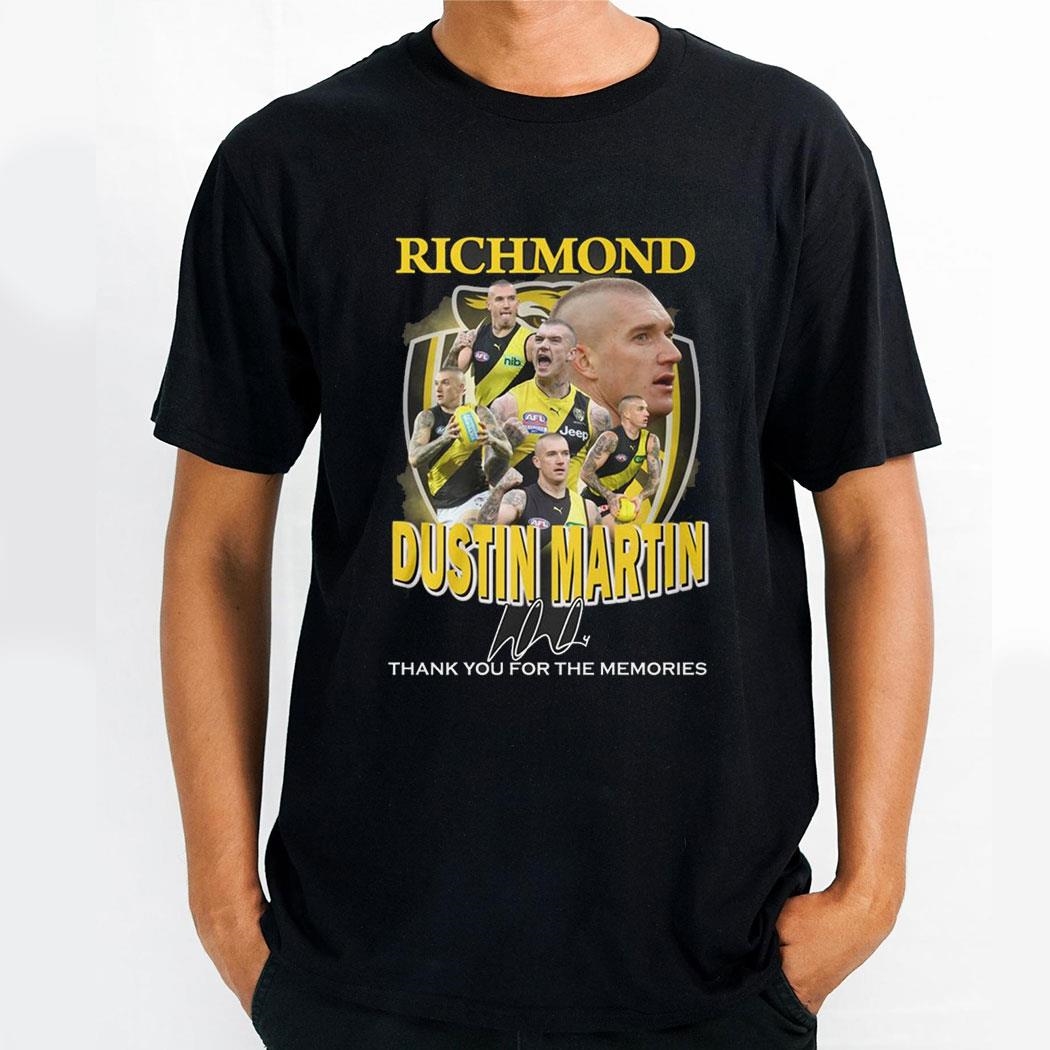 Richmond Dustin Martin Thank You For The Memories Shirt