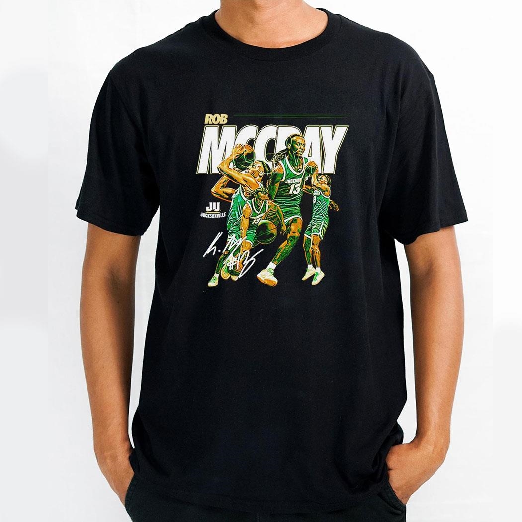 Robert Mccray Jacksonville Ncaa Mens Basketball Player Collage Shirt
