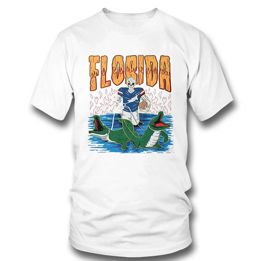 Skeleton Florida Gators Football Shirt Hoodie