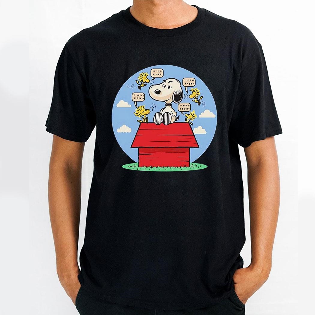 Snoopy And Woodstock A Little Bird Told Me Shirt