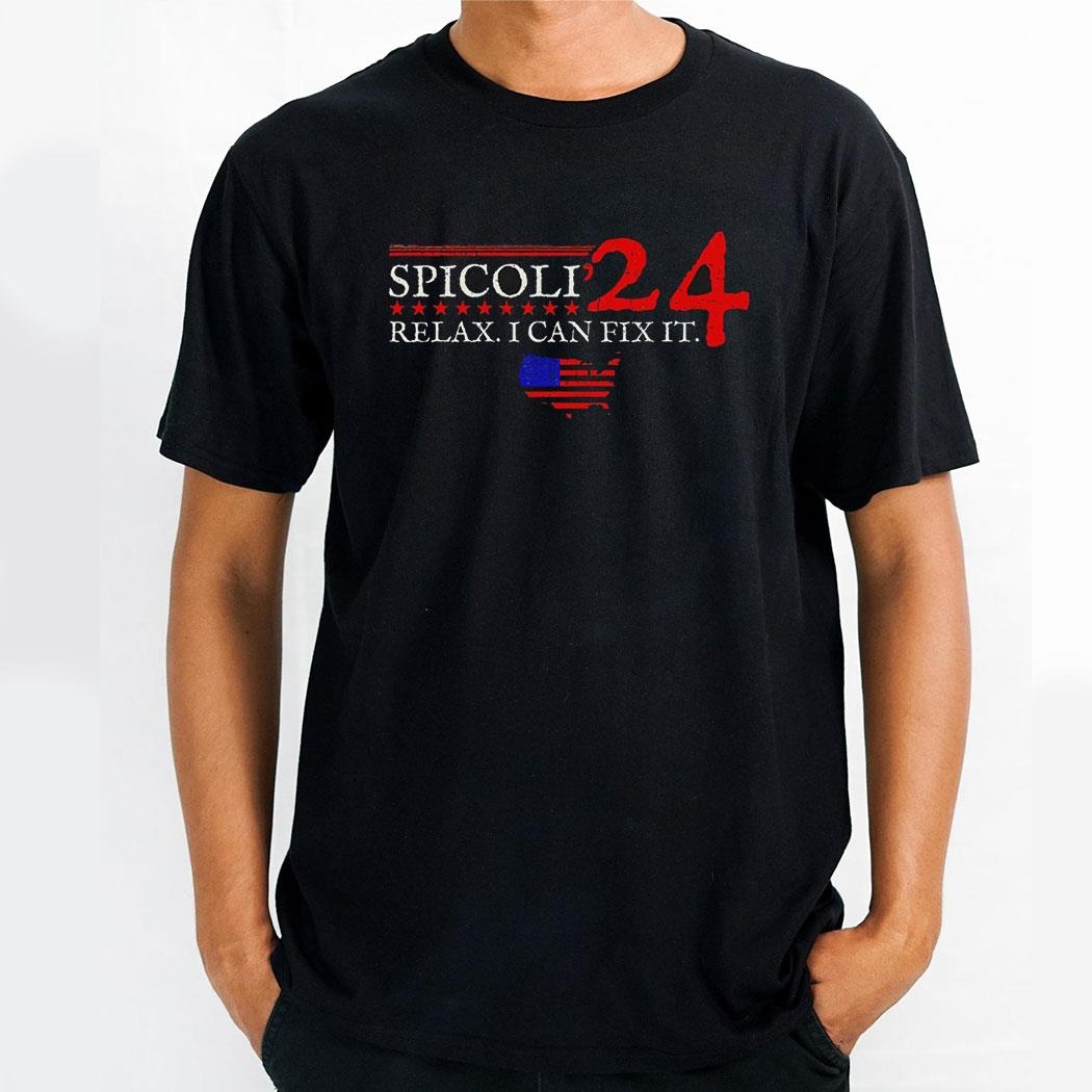 Spicoli 24 Relax I Can Fix It Usa Flag Shirt