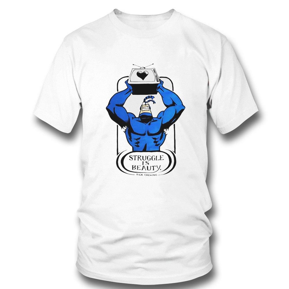 Struggle Is Beauty Tick Crew Shirt