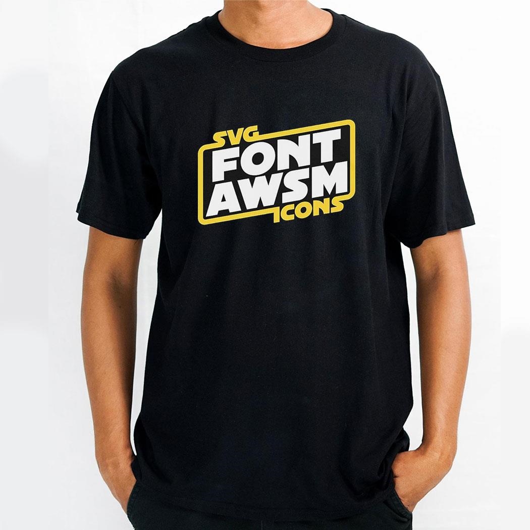 Svg Font Awsm Icons Shirt
